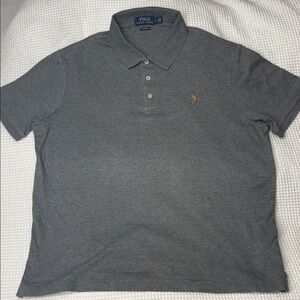 Polo by Ralph Lauren Charcoal Polo Shirt - Large